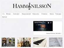 Tablet Screenshot of hammonilsson.se